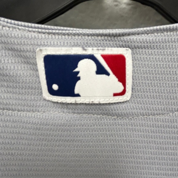 Los Angeles grey Majestic cool base baseball jersey - Picture 6 of 7